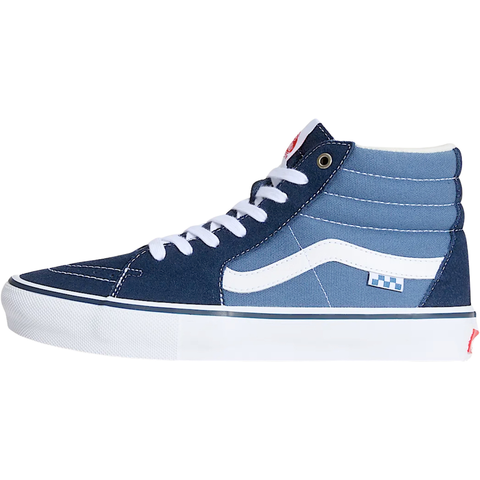 2026 Vans Mens Skate Sk8-Hi Shoes VN0A5FCC - Navy / White